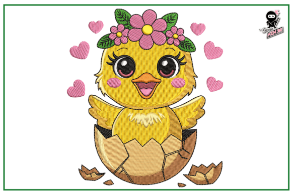 Chick in Egg: A Handmade Gift Embroidery Review