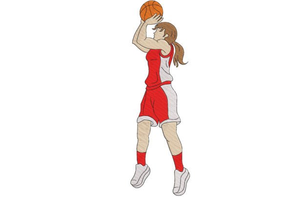 Dynamo Basketball Girl Embroidery