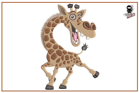 Funny Giraffe: A Designer's Review for Boutique Sweatshirt Embroidery