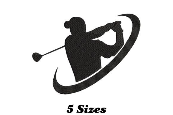 Golf Swing: Testing This Sporty Embroidery Design for Client Gifts