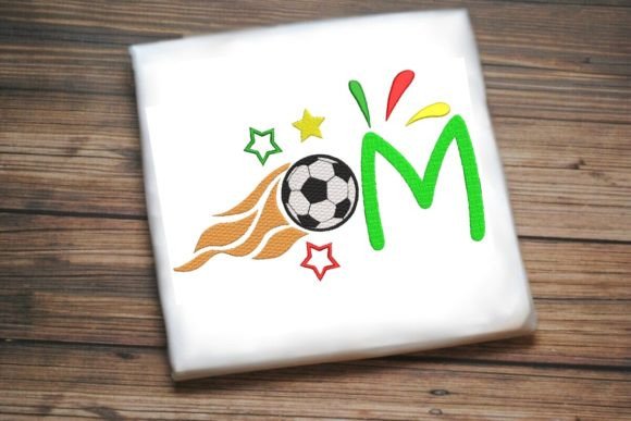 M Letter Soccer Ball Alphabet – Design Review