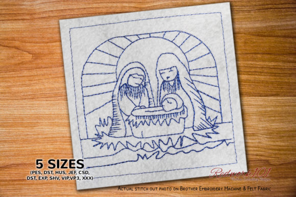 The Baby Jesus: A Holiday Embroidery Design Worth Your Season